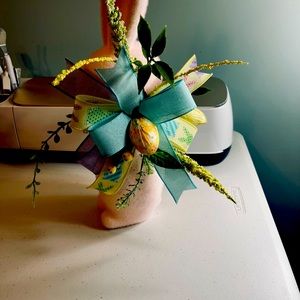 Flocked Easter Bunny